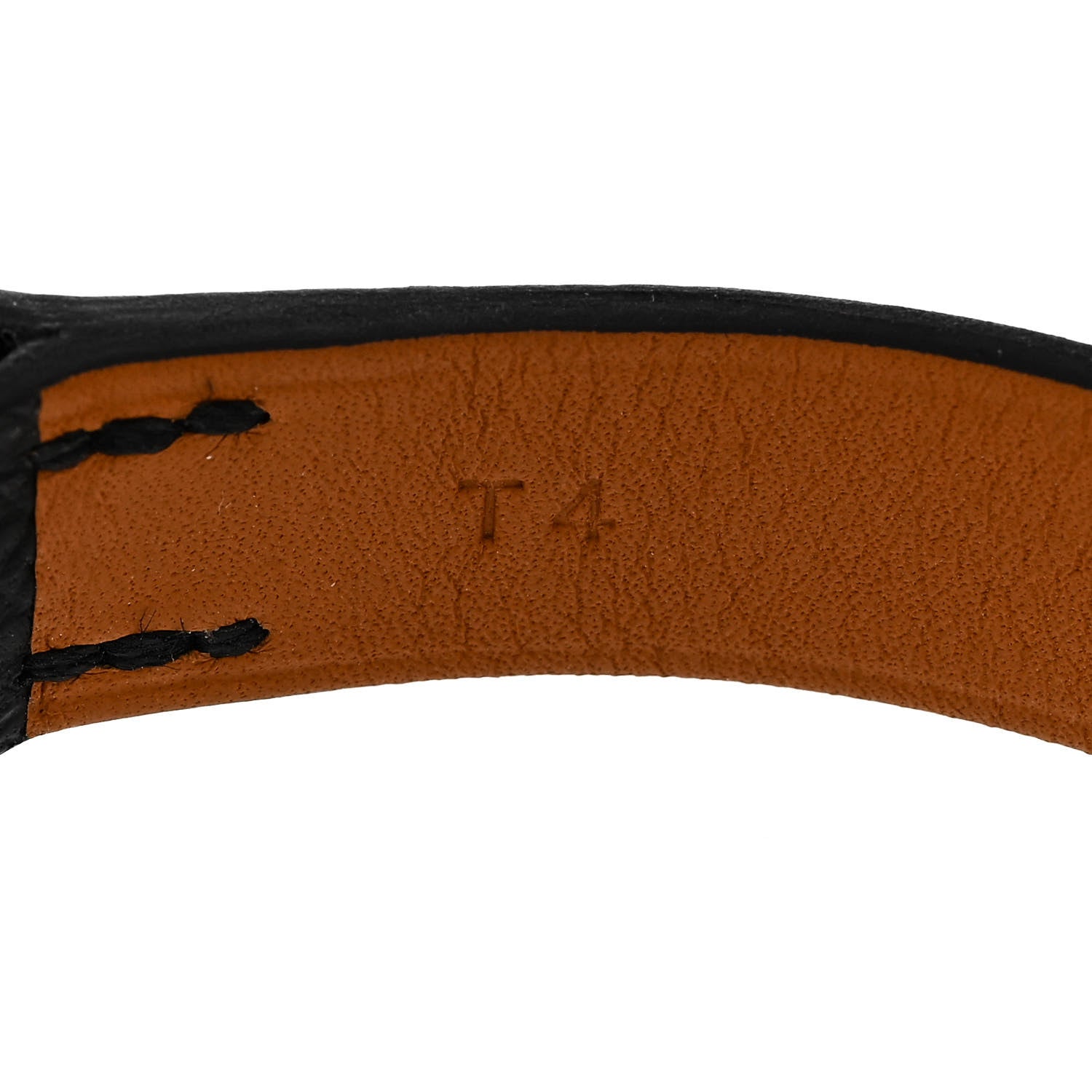 Hermes Epsom Tonight Bracelet T4 Black 6 of 7