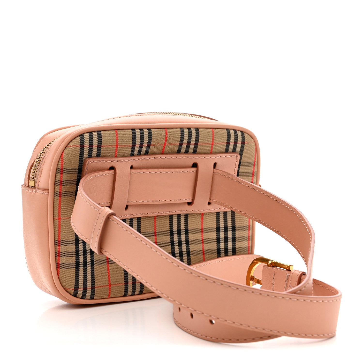 Burberry Smooth Calfskin 1983 Knight Check Link Bum Bag Pale Orchid 2 of 11
