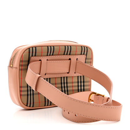 Burberry Smooth Calfskin 1983 Knight Check Link Bum Bag Pale Orchid 2 of 11