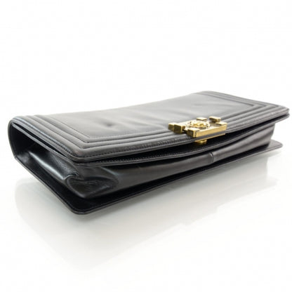Chanel Jumbo Boy Clutch Black 4 of 8