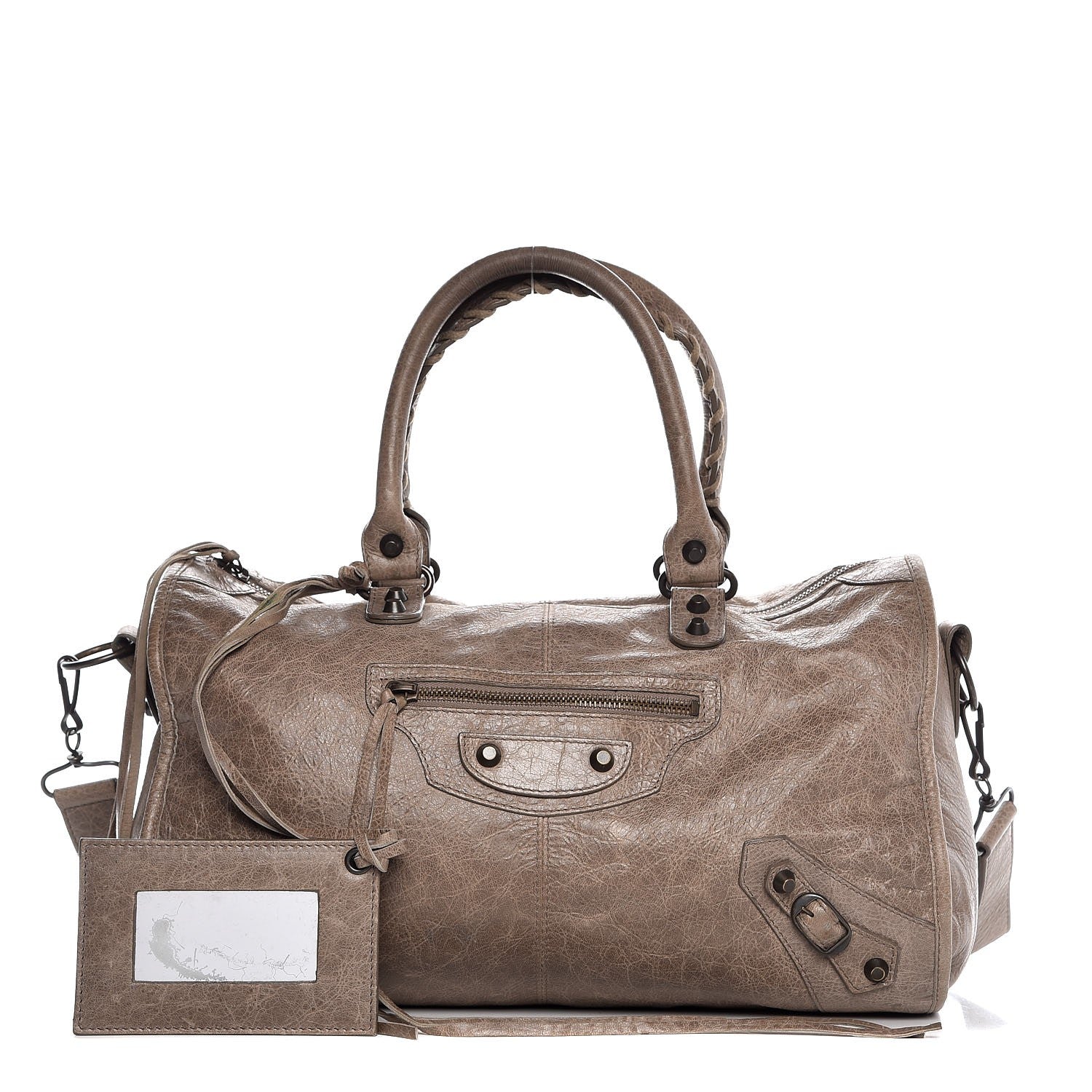 Balenciaga Agneau Classic Hardware Maxi Twiggy Gris Poivre 1 of 8