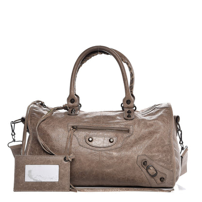 Balenciaga Agneau Classic Hardware Maxi Twiggy Gris Poivre 1 of 8