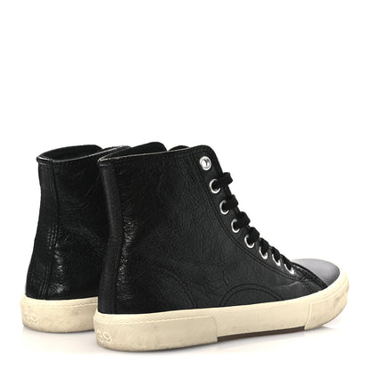 Balenciaga Agneau Arena Womens Paris High Top Sneakers 39 Black 5 of 11