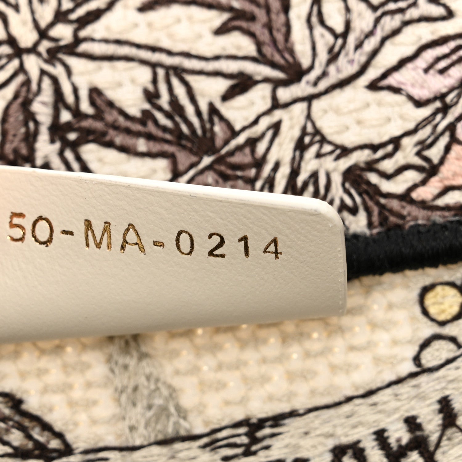 Christian Dior Canvas Embroidered Medium 4 Saisons Hiver Soleil Book Tote Multicolor 7 of 13