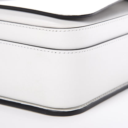 Burberry Calfskin Large Square Satchel Chalk White 9 of 11