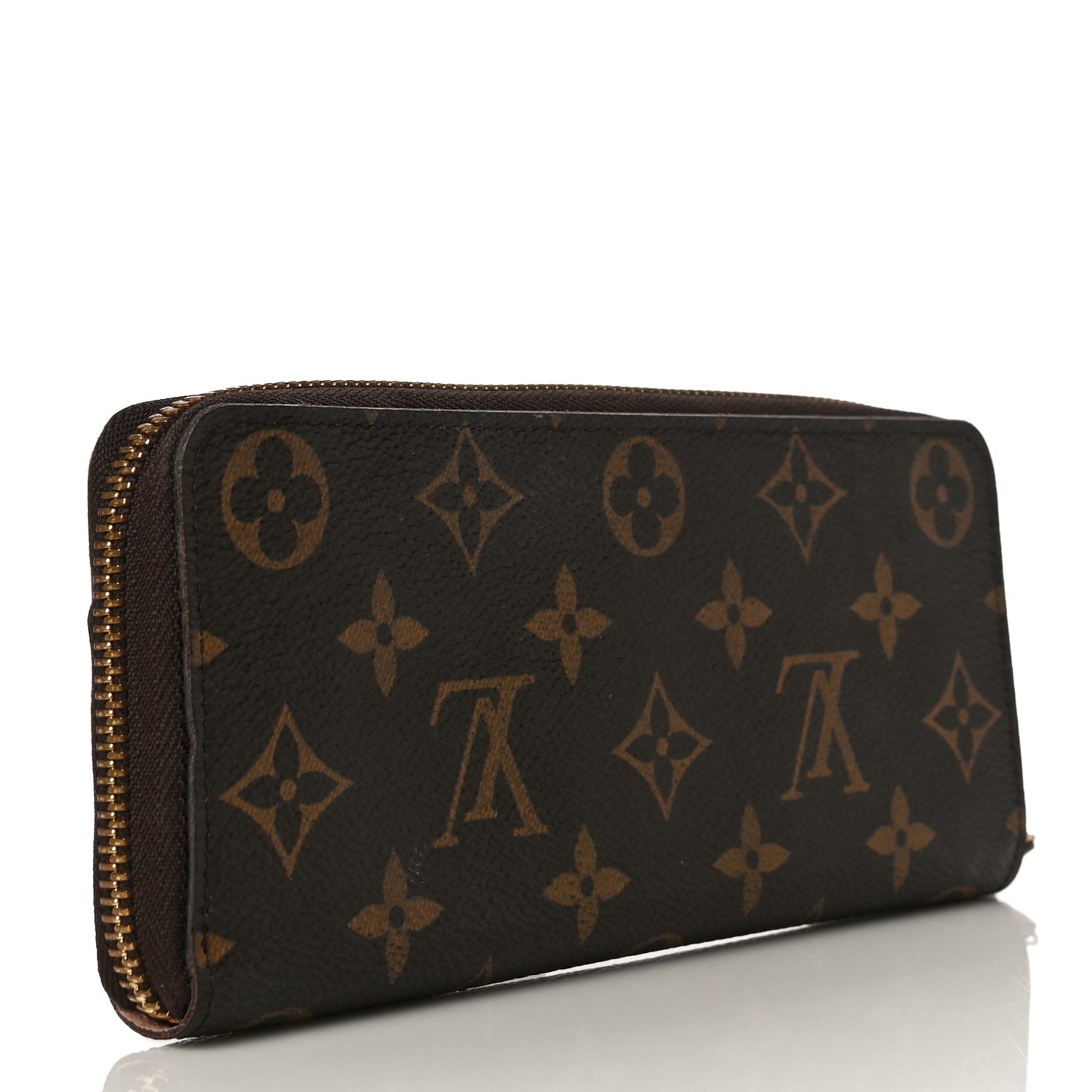 Monogram Clemence Wallet Rose Ballerine