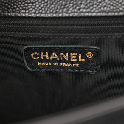 Chanel Caviar Quilted New Medium Boy Flap Black 7 of 13