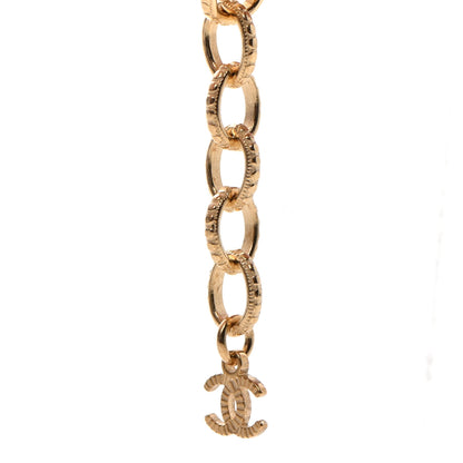 Chanel Pearl Crystal CC Short Necklace Gold 6 of 6