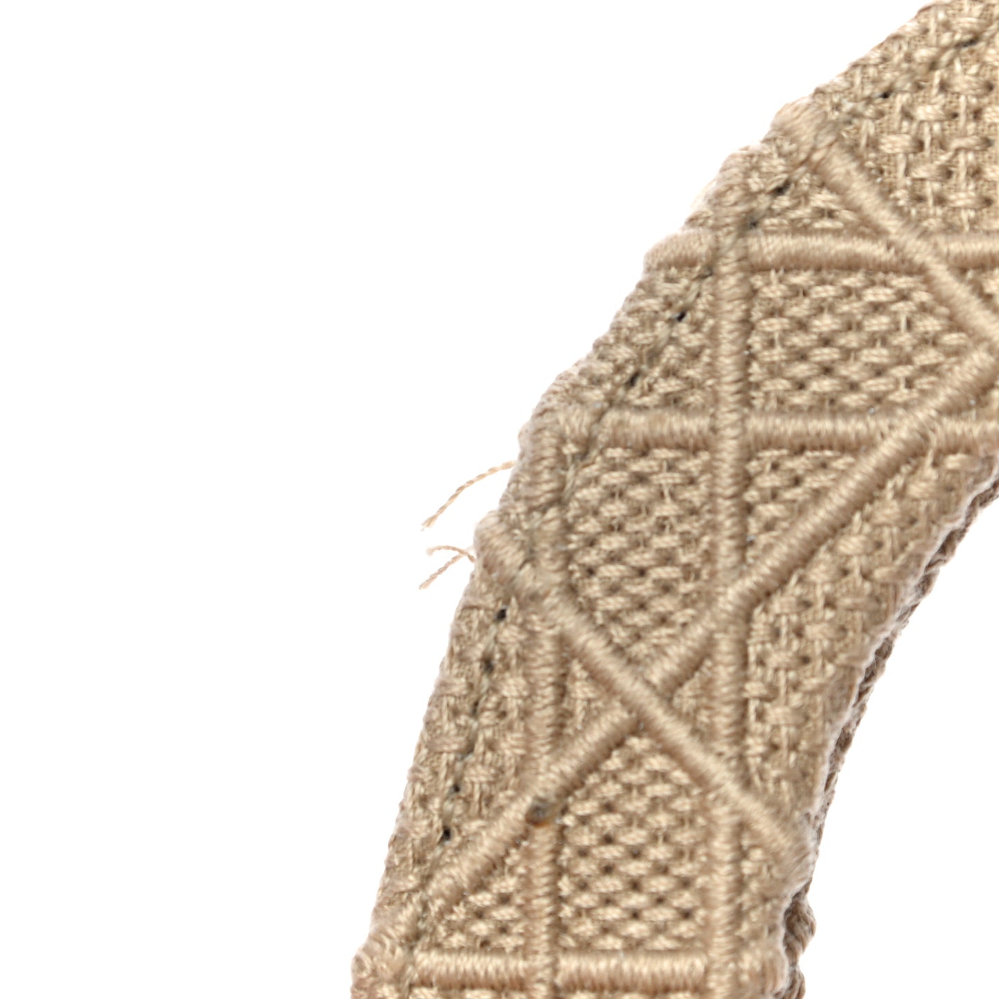 Canvas Embroidered Medium Lady D-Lite Beige