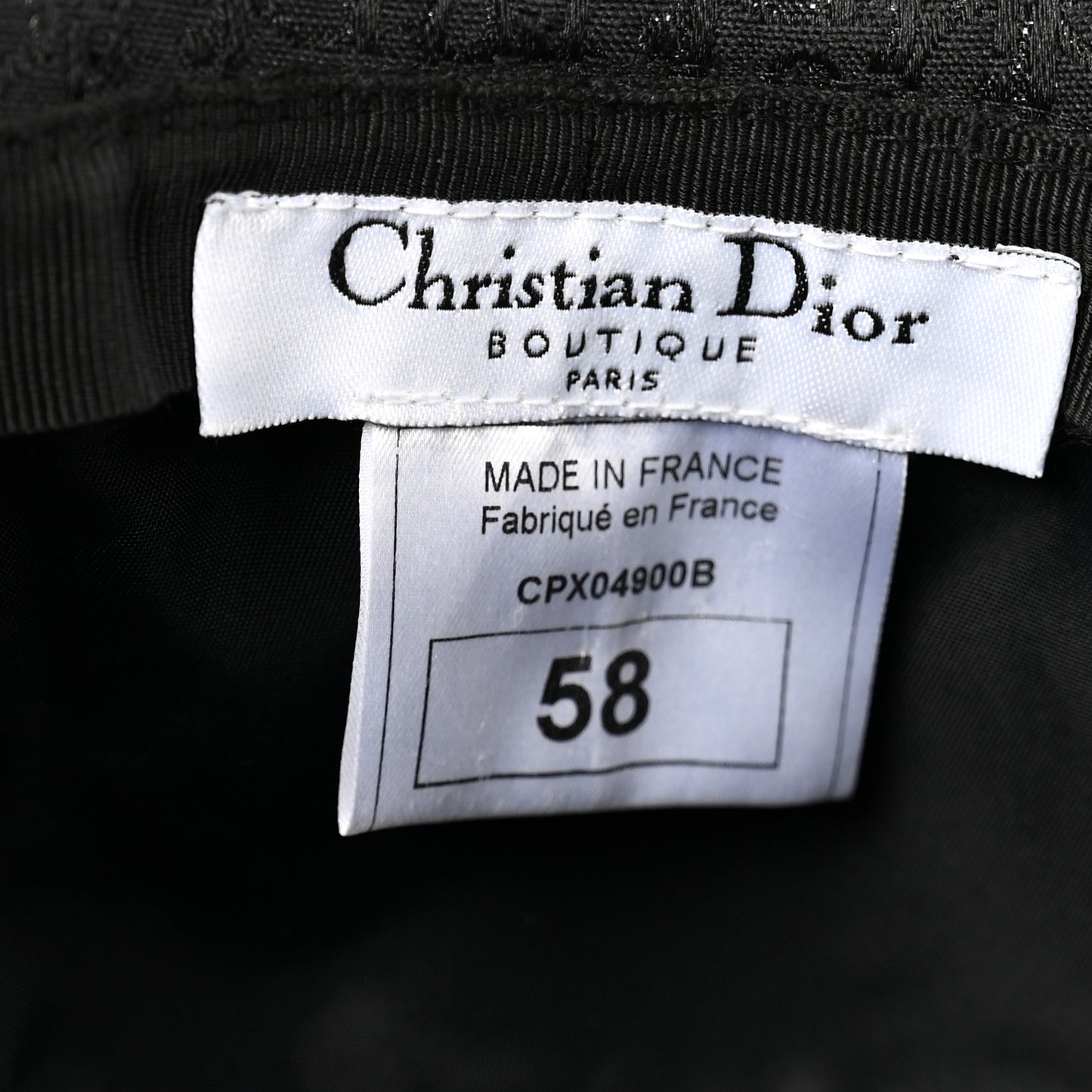 Polyester Cotton Monogram Trotter Bucket Hat 58 Black