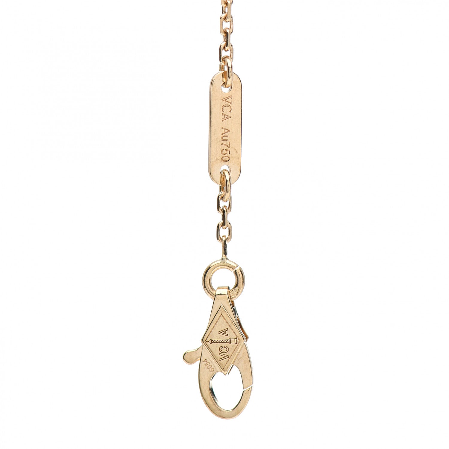 Van Cleef & Arpels 18K Yellow Gold Diamond Mini Frivole Bracelet 5 of 5