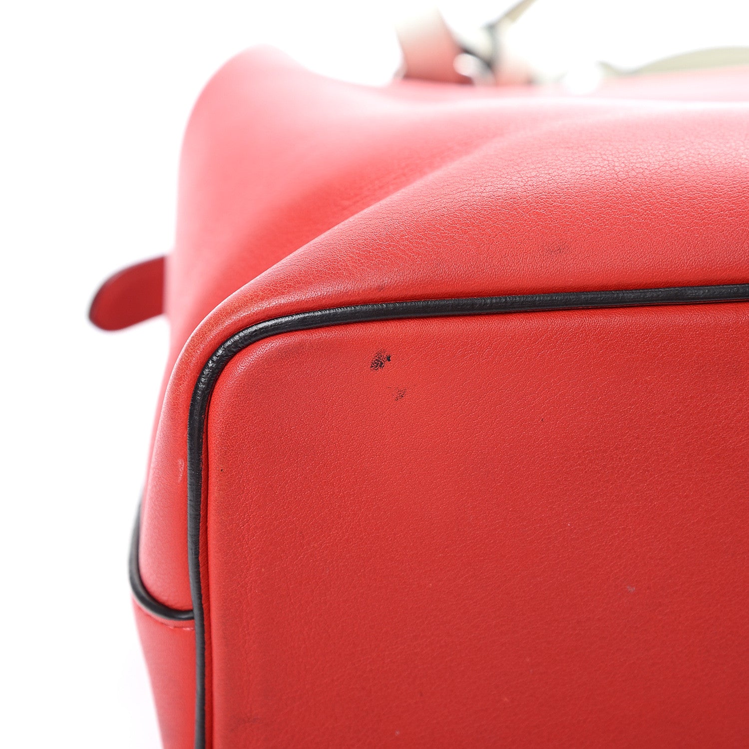 Celine Lambskin Small Soft Cube Satchel Bright Red 14 of 15