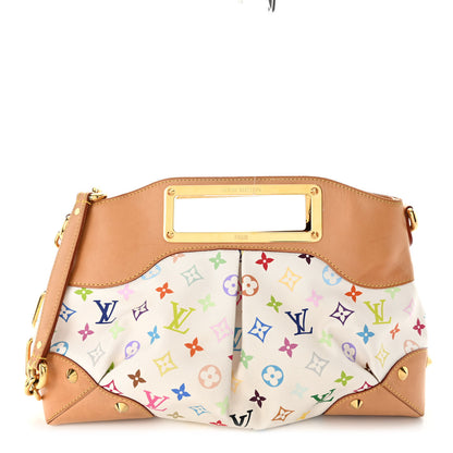 Louis Vuitton Monogram Multicolor Judy MM White 1 of 10