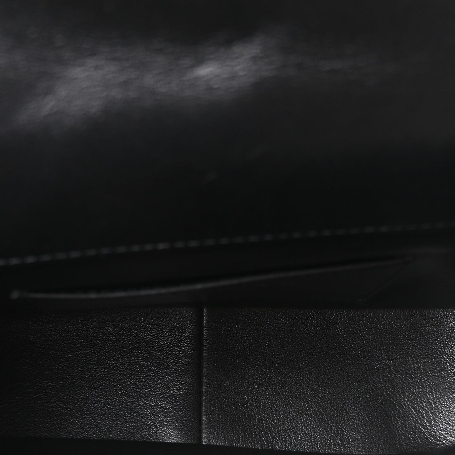 Lambskin Enamel Strass Quilted Mini Paris Monaco Flap Black