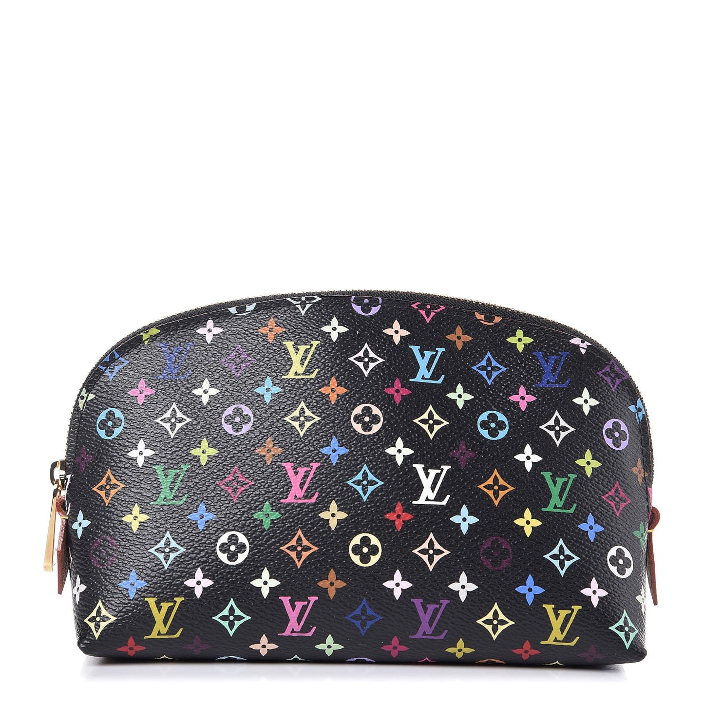 Monogram Multicolor Cosmetic Pouch Black Grenade