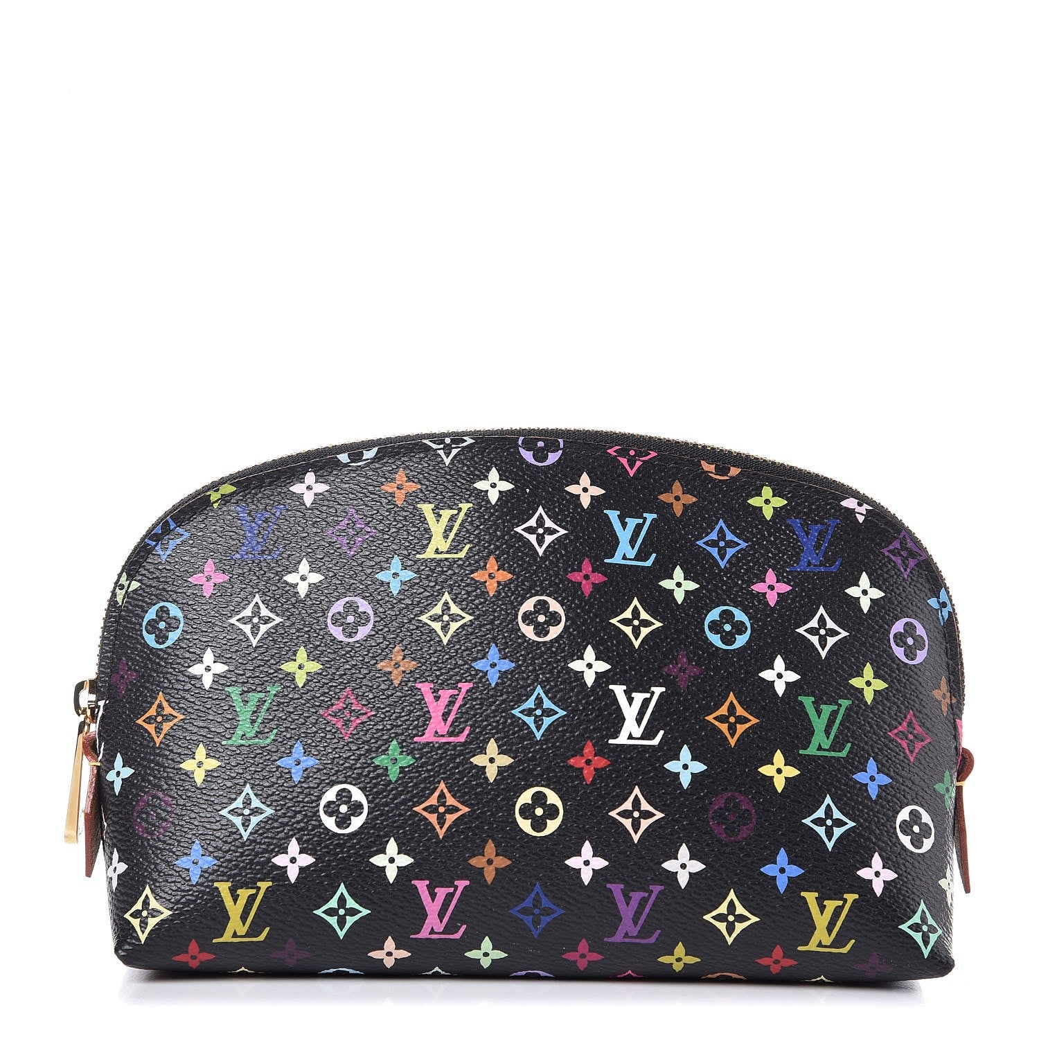 Louis Vuitton Monogram Multicolor Cosmetic Pouch Black Grenade 1 of 6