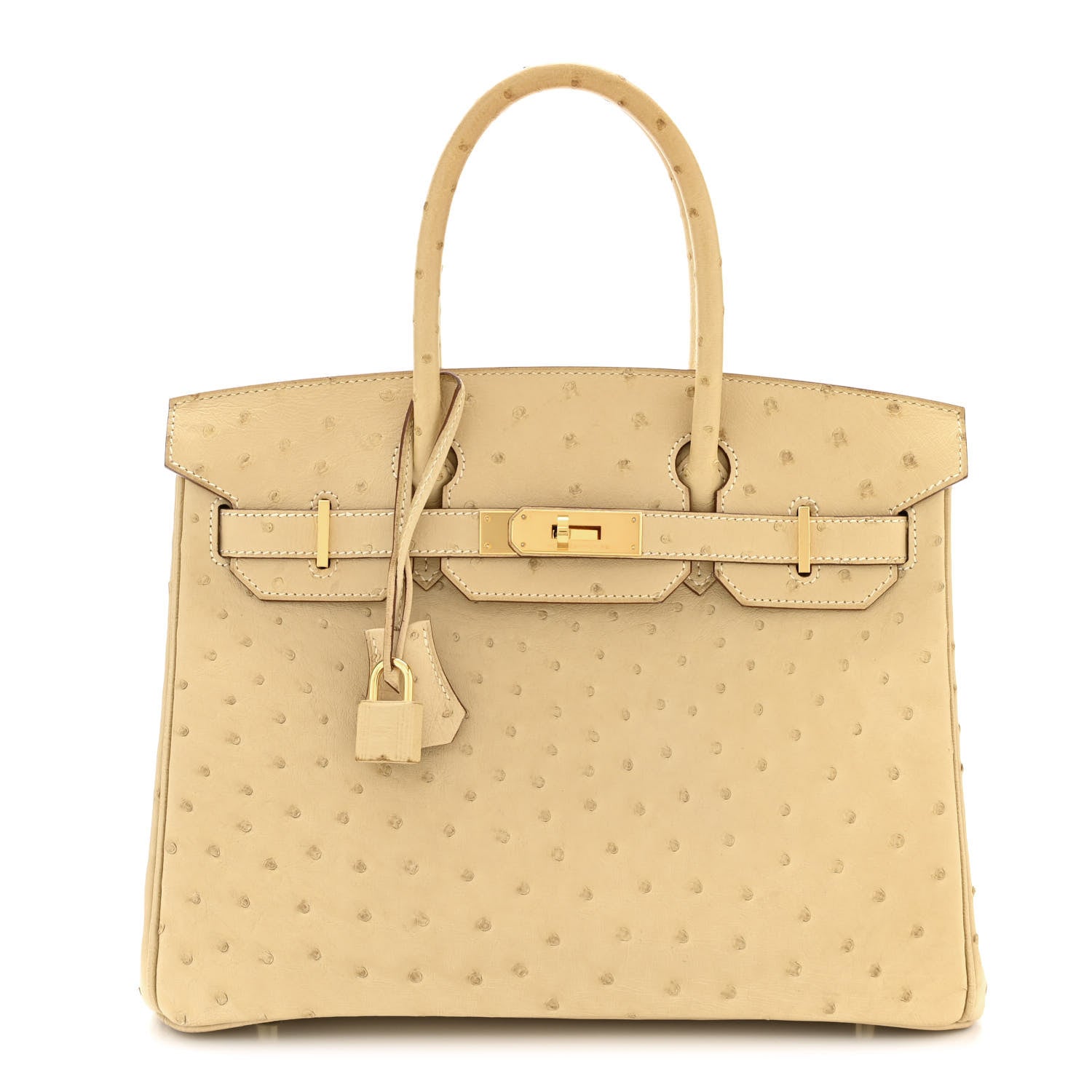 Hermes Ostrich Birkin 30 Parchemin 1 of 11