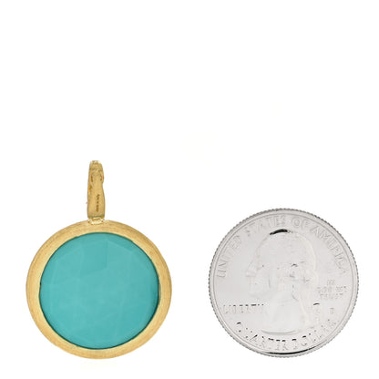 Marco Bicego 18K Yellow Gold Turquoise Jaipur Pendant 2 of 4