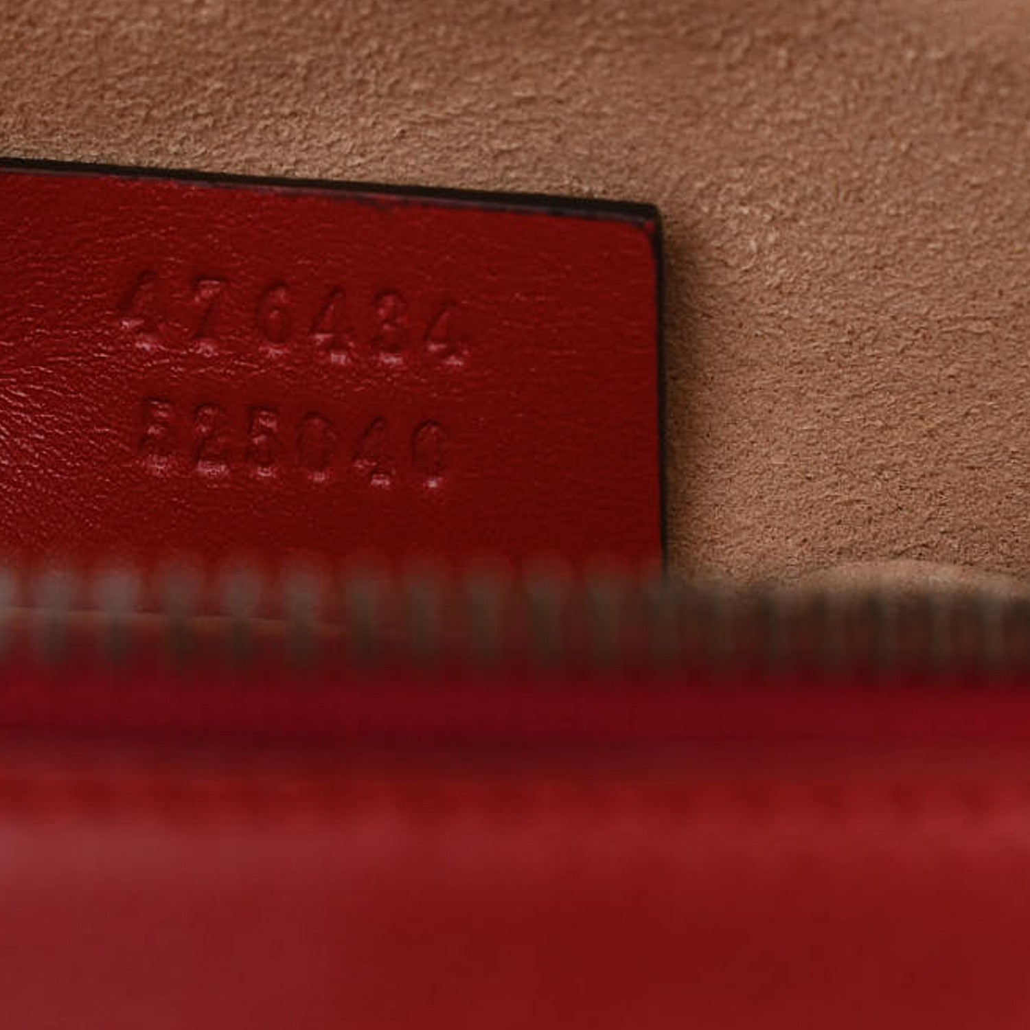 Gucci Calfskin Matelasse GG Marmont Belt Bag 85 34 Hibiscus Red 7 of 11