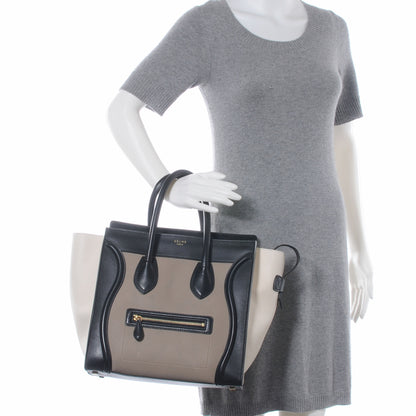 Celine Smooth Calfskin Mini Tri-Color Luggage 2 of 10