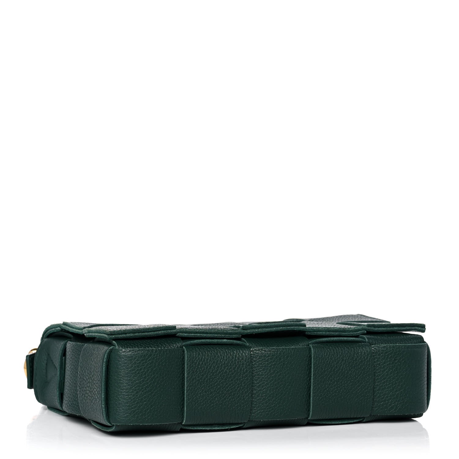 Bottega Veneta Grained Calfskin Maxi Intrecciato Cassette Crossbody Bag Raintree Green 4 of 14