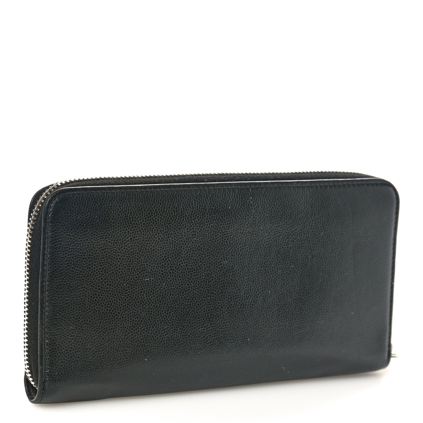 Caviar Sevruga Zip Around Wallet Black
