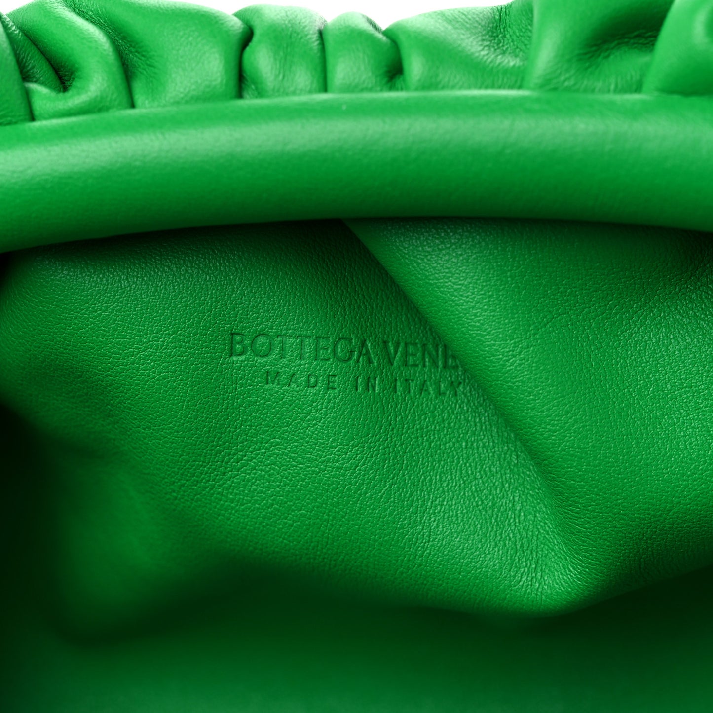 Butter Calfskin The Mini Pouch Parakeet