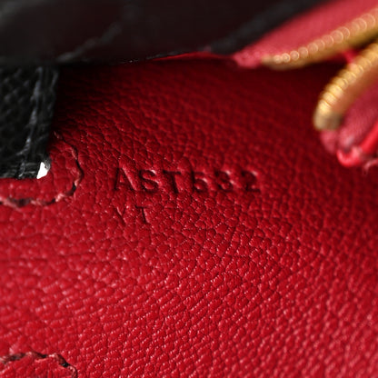 Hermes Epsom Horseshoe Kelly Sellier 25 Black Rouge Grenat 7 of 11