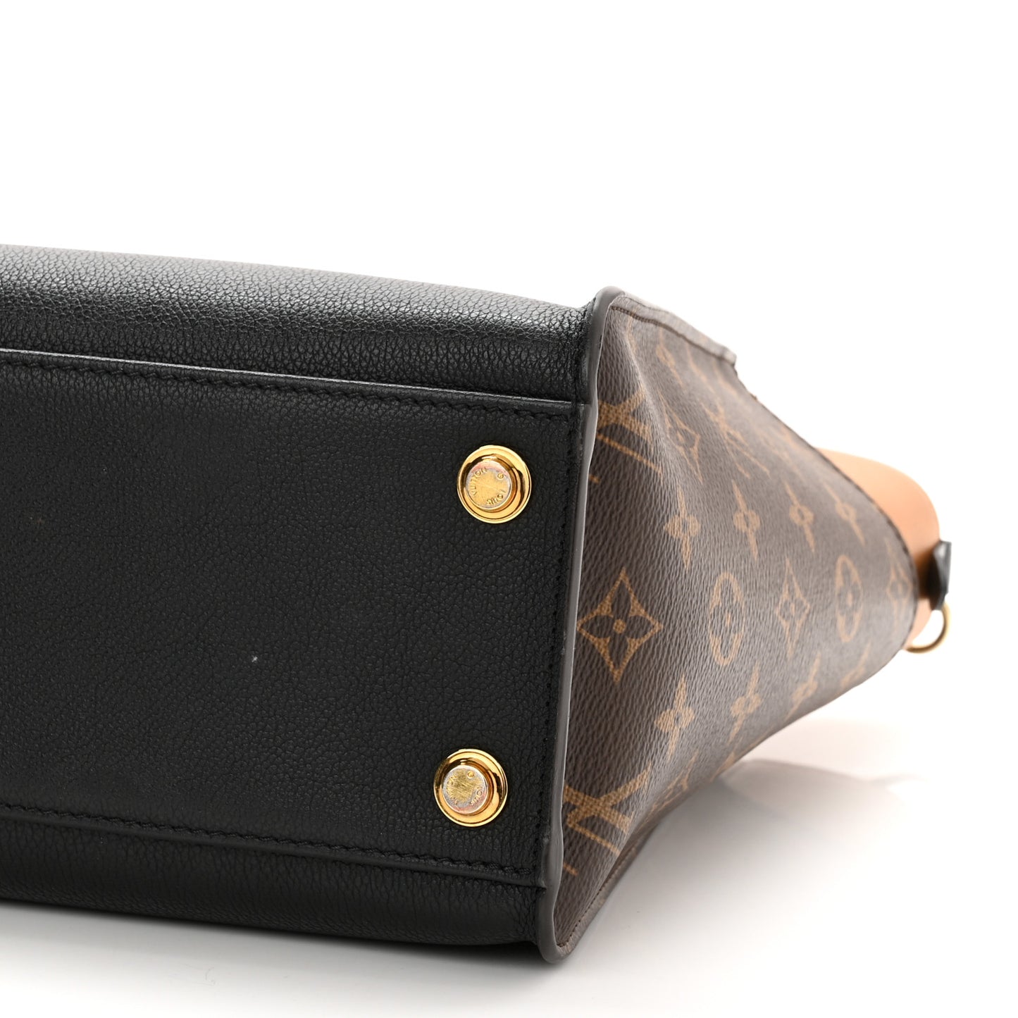 Calfskin Monogram On My Side Black