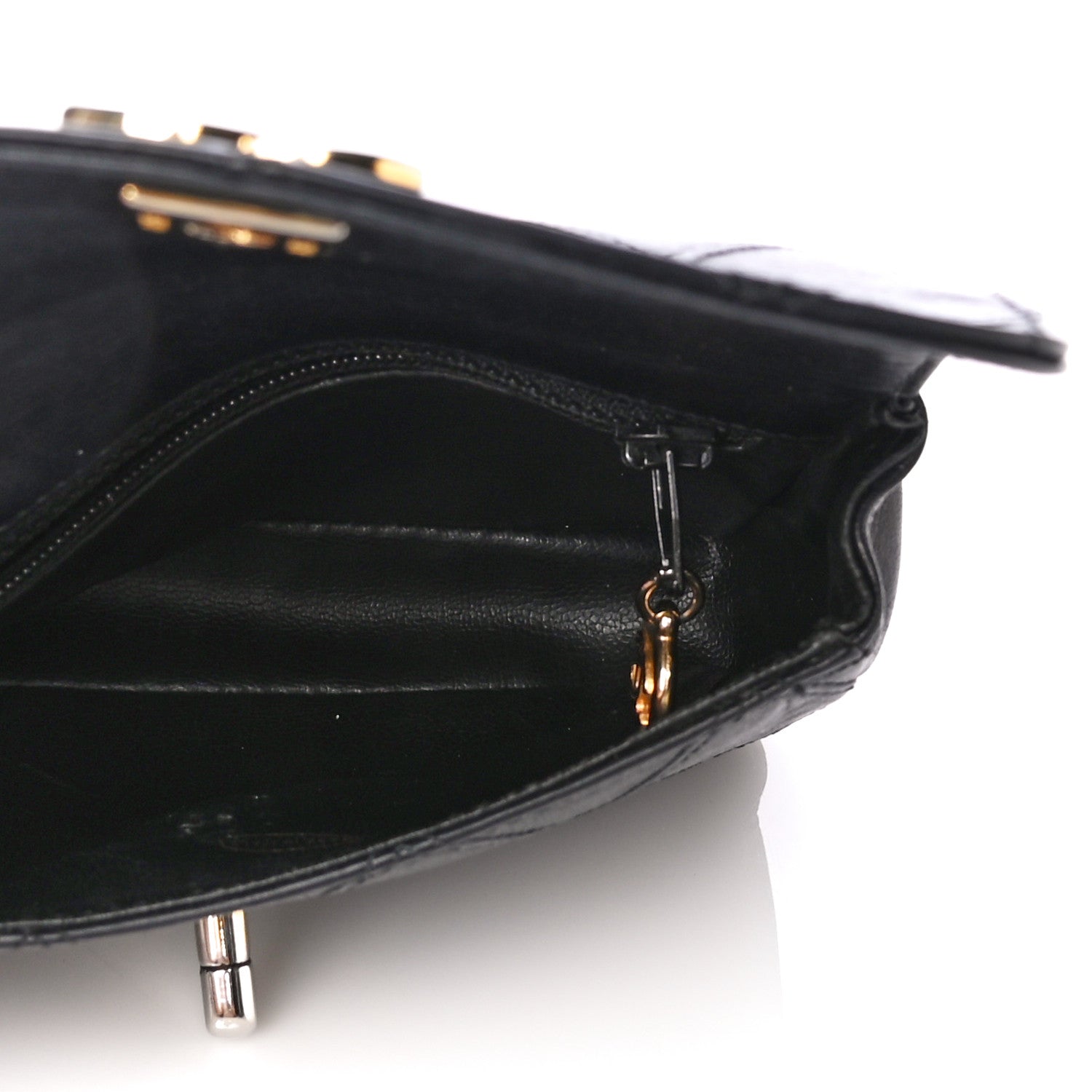 Chanel Lambskin Diamond Stitched Flap Waist Belt Bag 75 30 Black 5 of 18
