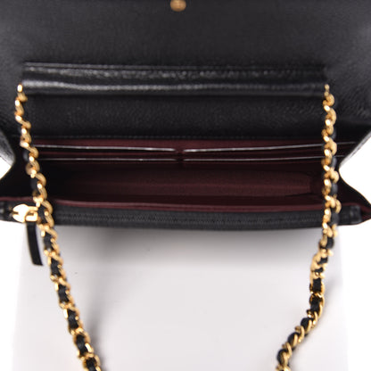 Chanel Caviar Quilted Wallet On Chain WOC Black 5 of 11
