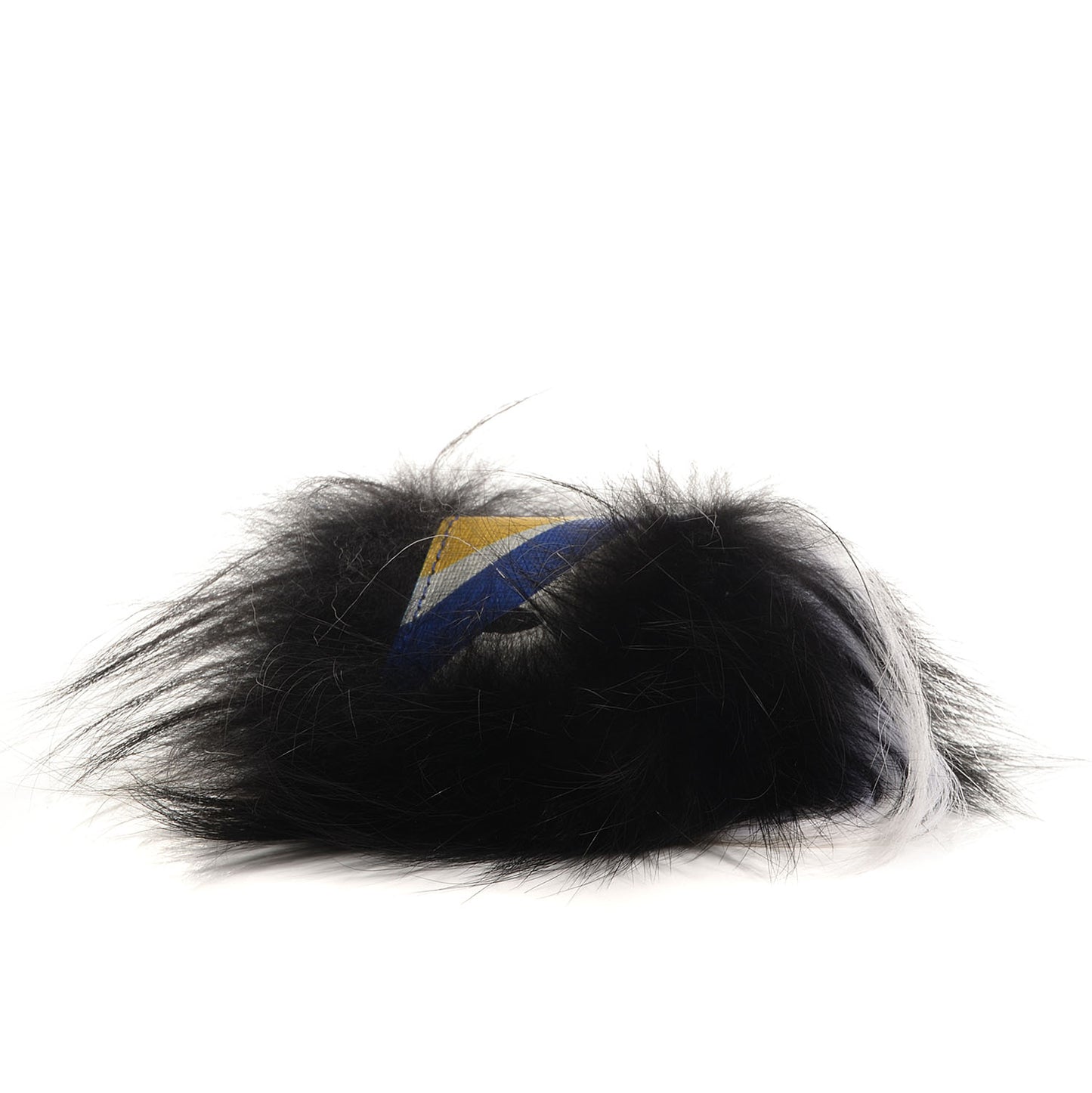 Fox Fur Vitello Monster Bag Bug Charm Ocean Multicolor