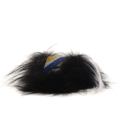 Fendi Fox Fur Vitello Monster Bag Bug Charm Ocean Multicolor 4 of 7
