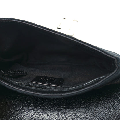 Gucci GG Monogram Web Buckle Belt Bag Black 5 of 11