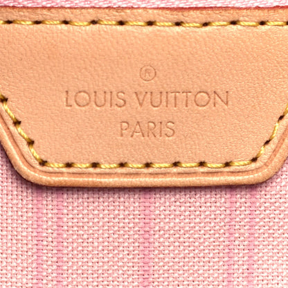 Louis Vuitton Damier Azur Neo Neverfull MM Rose Ballerine 6 of 16