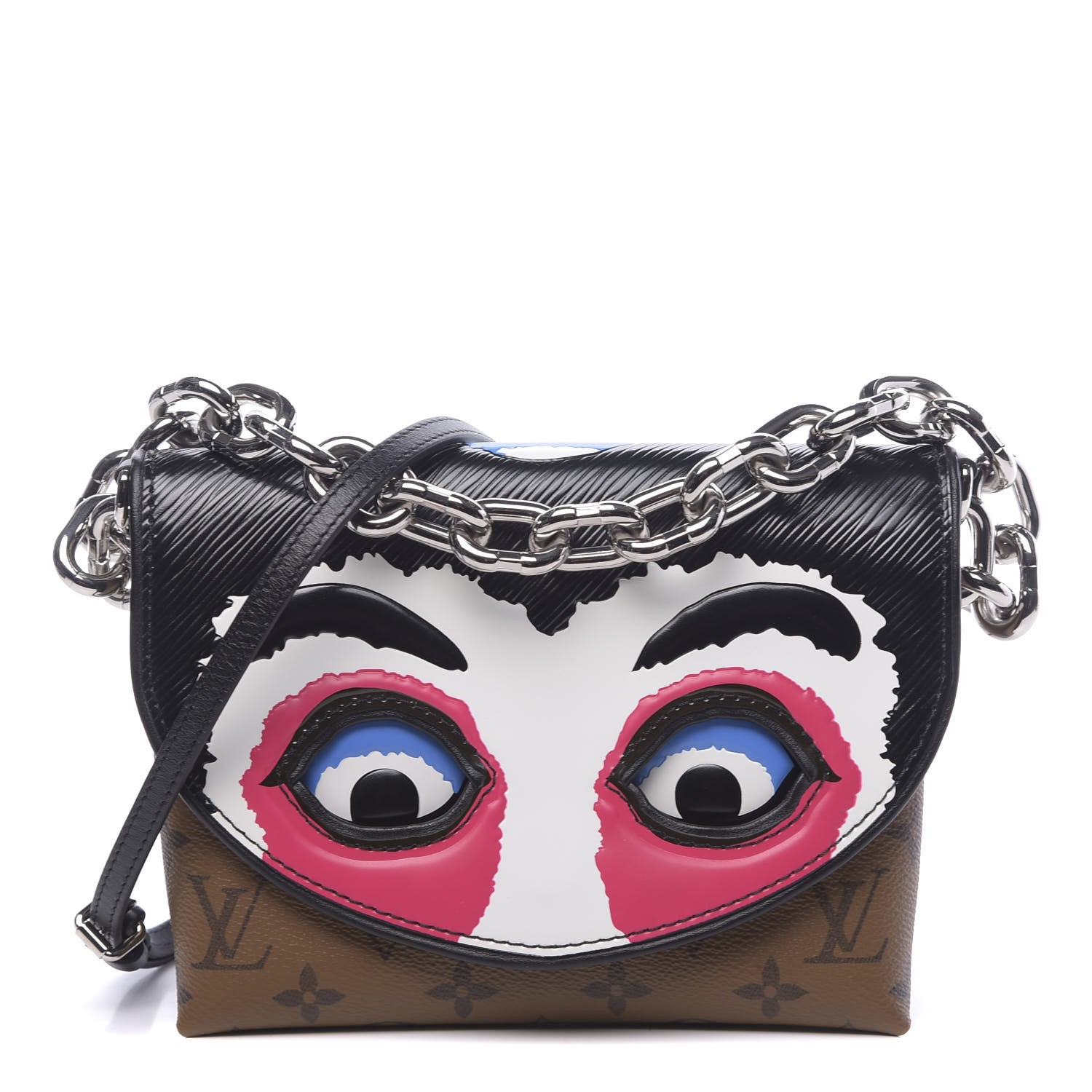 Louis Vuitton Reverse Monogram Kabuki Pochette Black 1 of 9