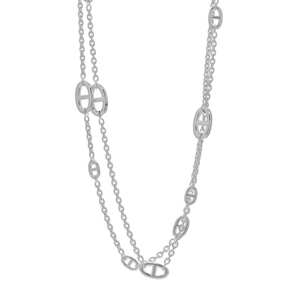 Hermes Sterling Silver Farandole Necklace 120 1 of 5