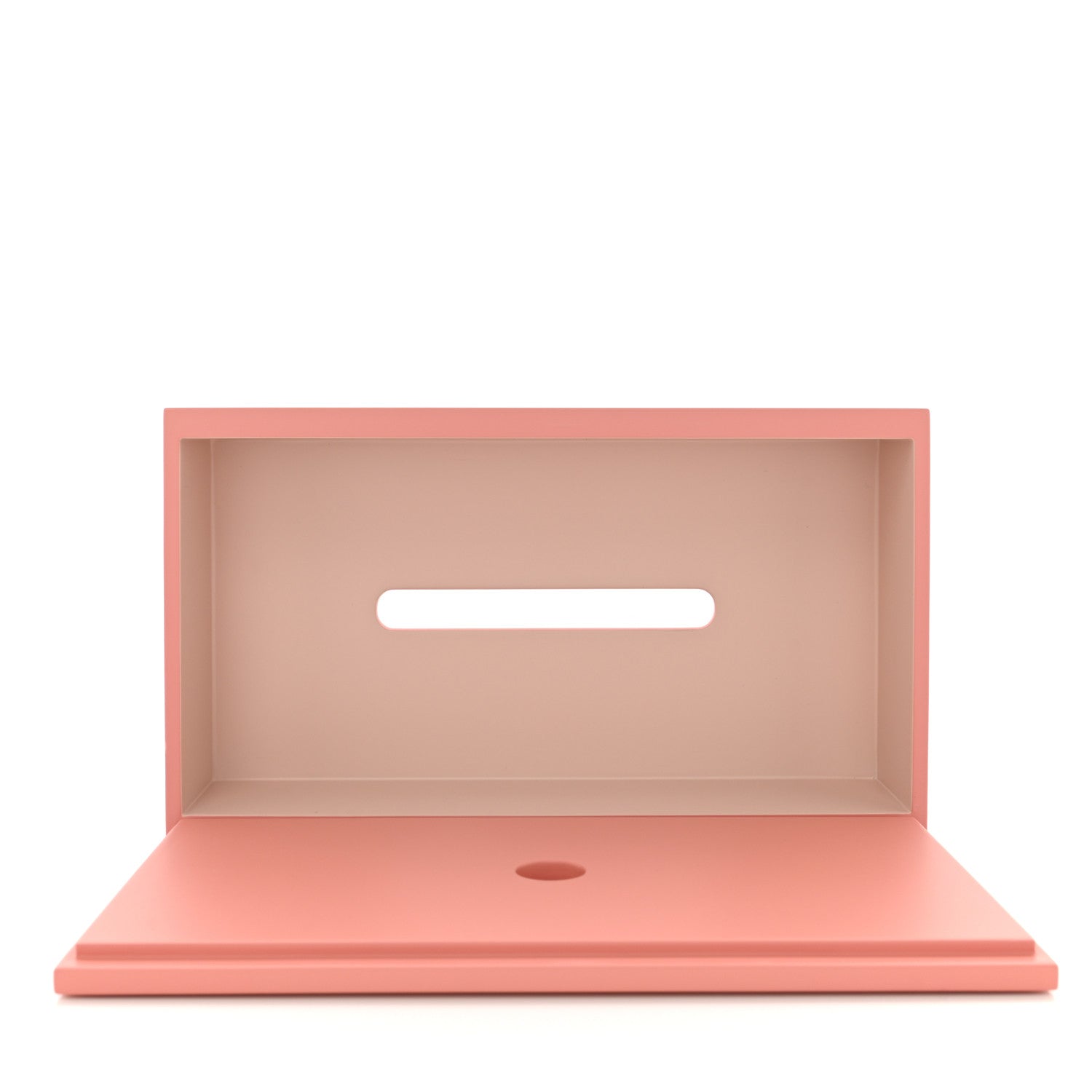 Hermes Lacquered Wood K-Box Tissue Box Pivoine Poudre 5 of 8