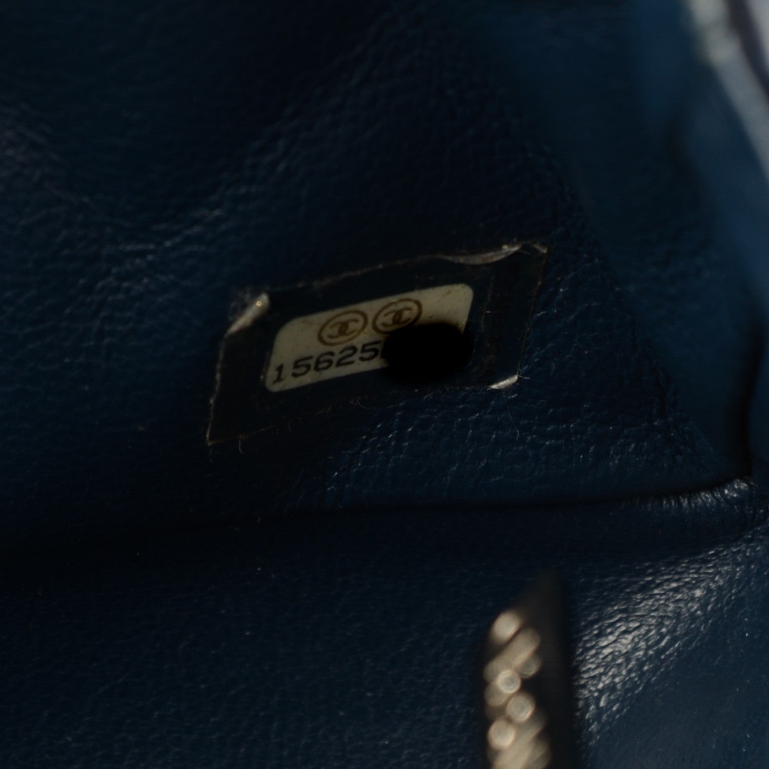 Chanel Caviar Quilted Mini Rectangular Flap Navy 7 of 7