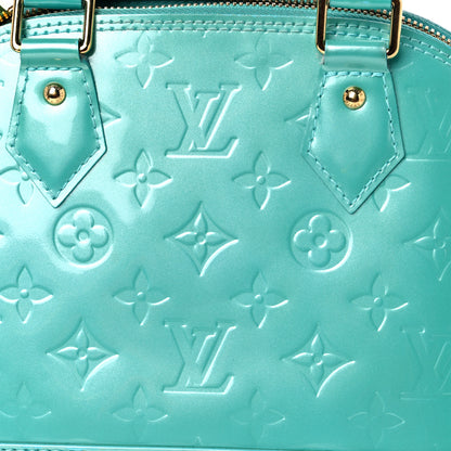 Louis Vuitton Vernis Alma BB Blue Lagon 15 of 16