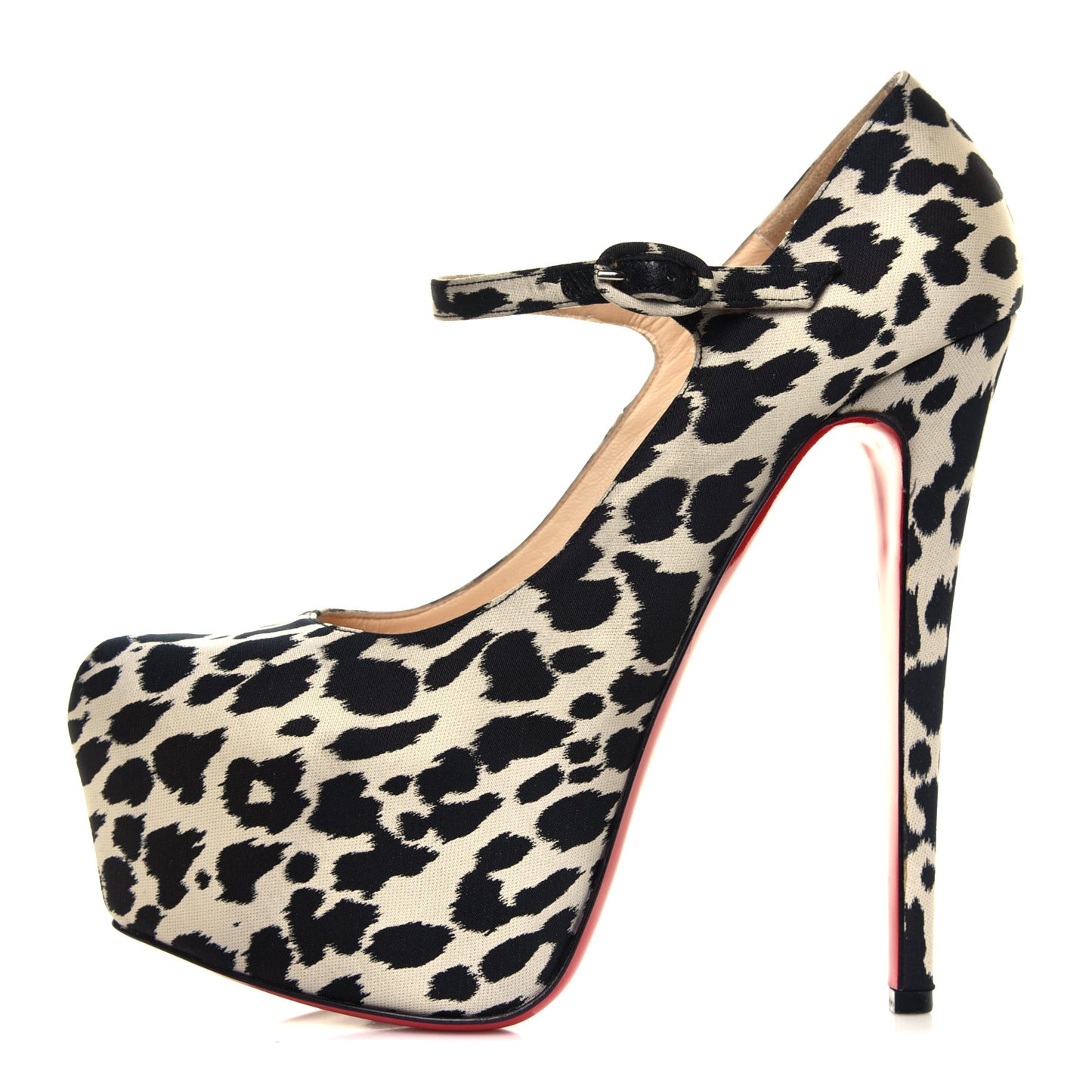 Tissu Leopardino Lady Daf 160 Pumps 39 Black White