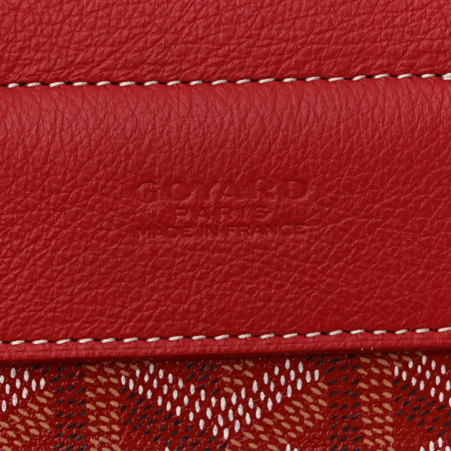 Goyard Goyardine Calfskin Mini Alpin Backpack Red 6 of 9