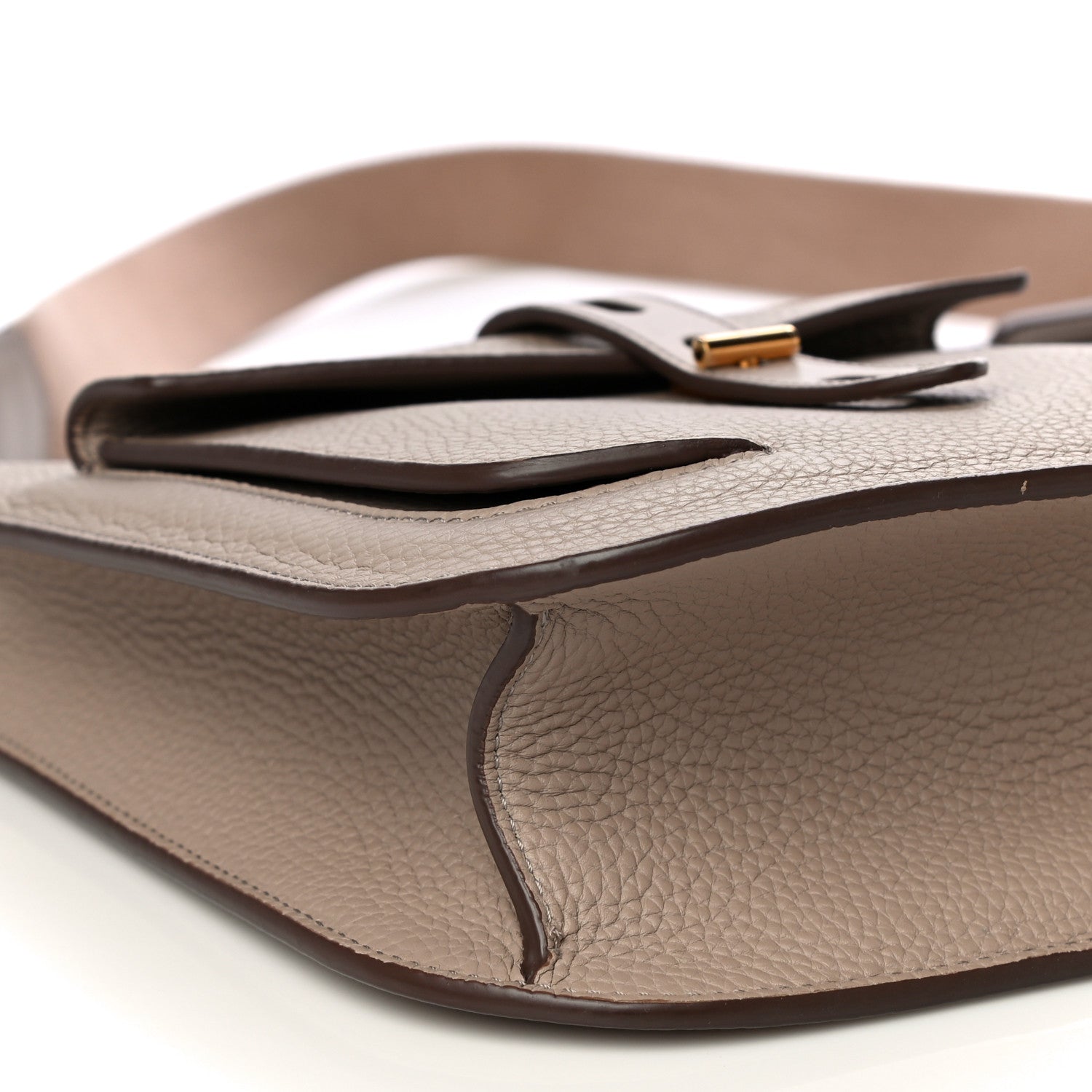 Tom Ford Grained Calfskin Rialto Crossbody Taupe 8 of 11