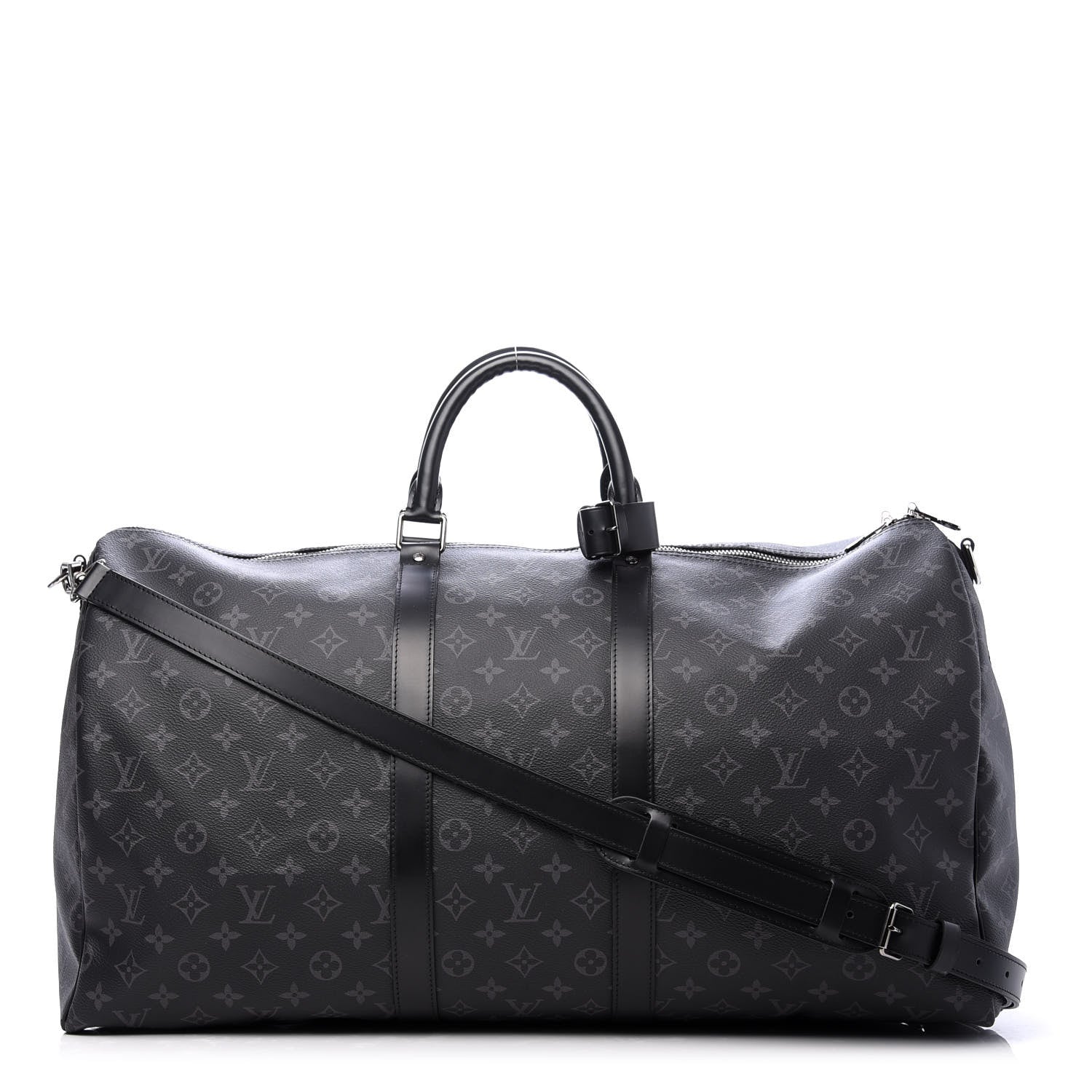 Louis Vuitton Monogram Eclipse Keepall Bandouliere 55 1 of 9