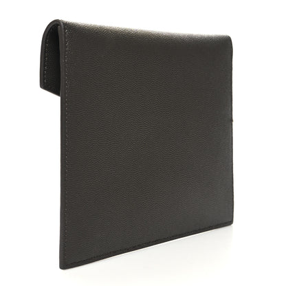 Saint Laurent Grain De Poudre Uptown Baby Pouch Pebble 3 of 10