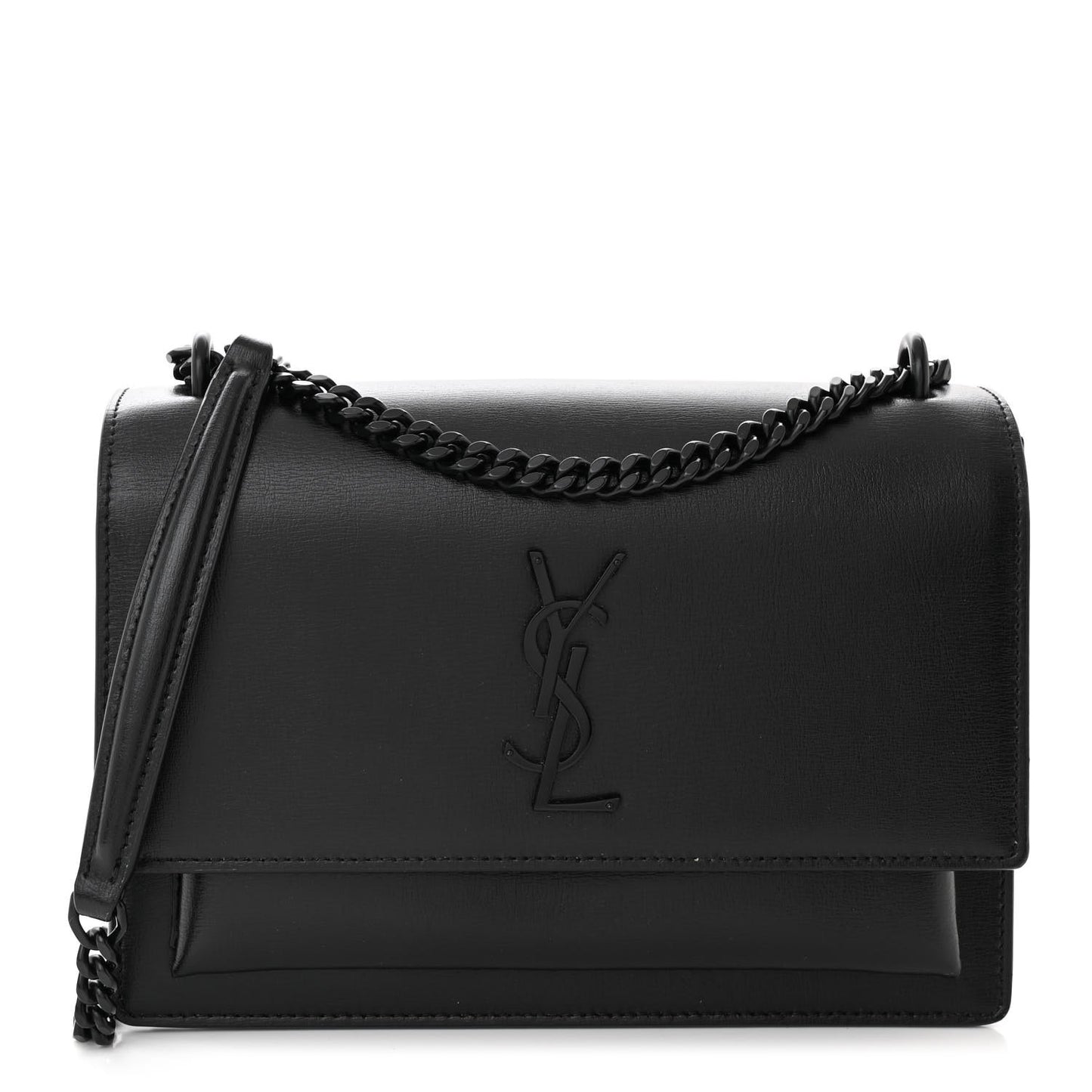 Calfskin Medium Monogram Monochrome Sunset Black