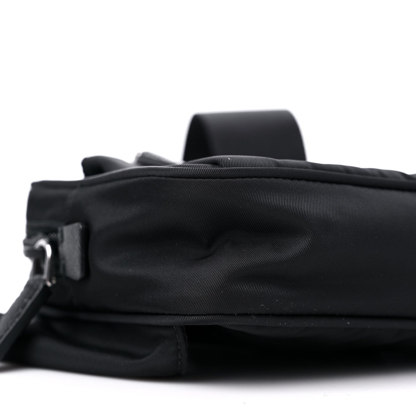 Re-Nylon Saffiano Belt Bag Black