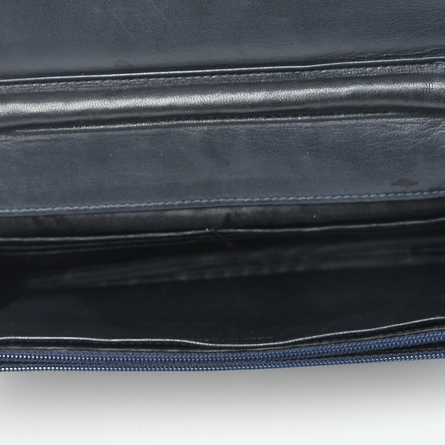 Chanel Caviar Timeless CC Wallet on Chain WOC Navy 5 of 8
