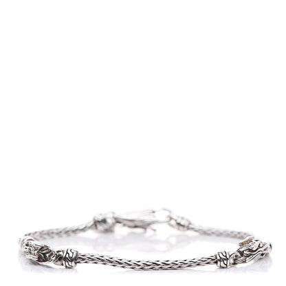 John Hardy Sterling Silver Naga Dragon Station Bracelet 1 of 8