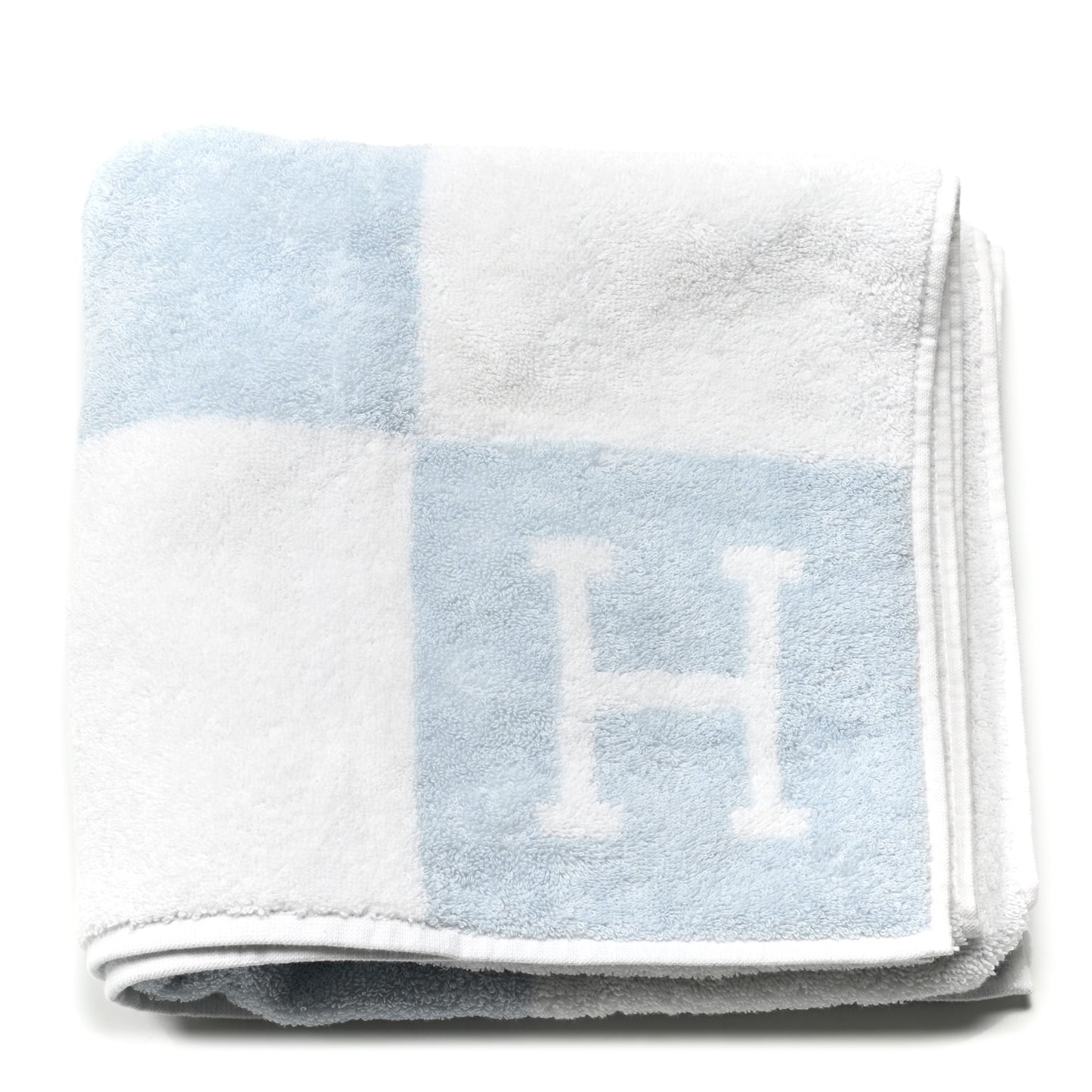 Cotton Avalon Baby Bath Towel Bleu Glacier